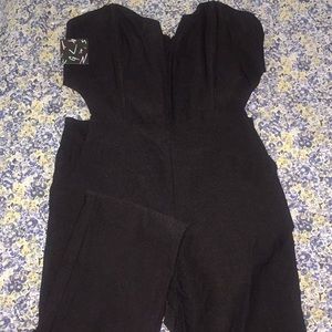 Nasty Gal Black Romper Never Worn!!! Tag still on